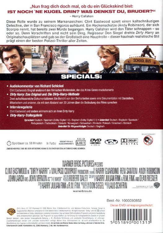 Produktbild: Dirty Harry - Dirty Harry 1