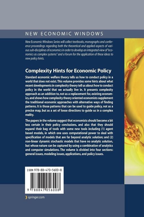 Produktbild: Complexity Hints for Economic Policy