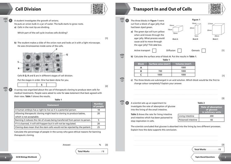 Produktbild: AQA GCSE 9-1 Biology Workbook