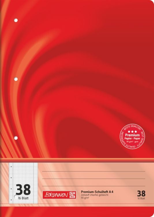 Produktbild: Brunnen SchulheftA4 Vivendi Lin 38 16Bl