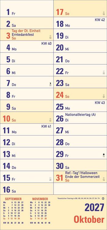 Produktbild: Gro&szlig;druck Planer 2027
