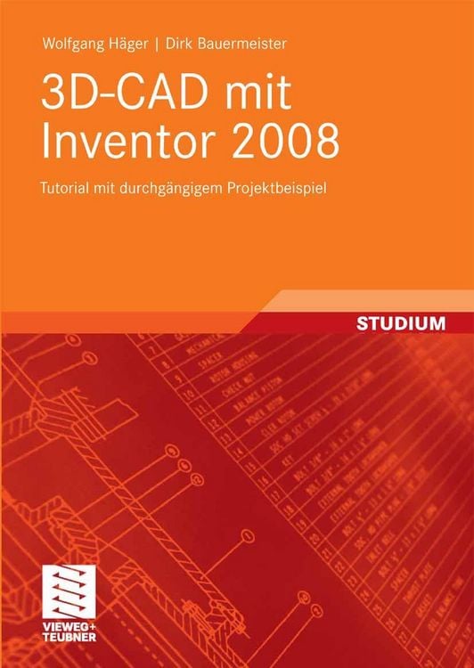 Produktbild: 3D-CAD mit Inventor 2008