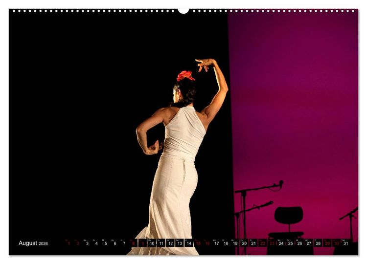 Produktbild: Flamenco. Spanischer Tanz (hochwertiger Premium Wandkalender 2026 DIN A2 quer), Kunstdruck in Hochglanz