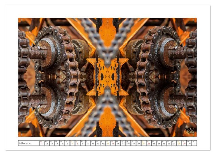 Produktbild: Faszination Spiegelung - Industrie und Technik (Wandkalender 2026 DIN A3 quer), CALVENDO Monatskalender