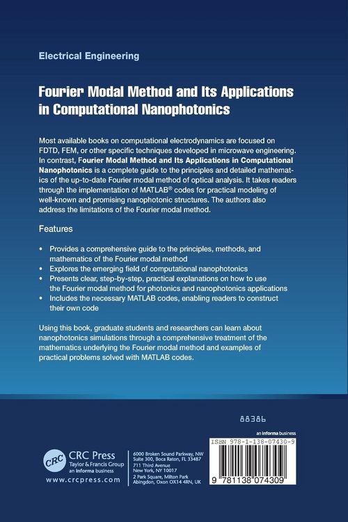 Produktbild: Fourier Modal Method and Its Applications in Computational Nanophotonics
