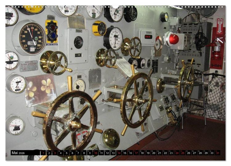 Produktbild: Kriegsschiffe der USA (hochwertiger Premium Wandkalender 2026 DIN A2 quer), Kunstdruck in Hochglanz