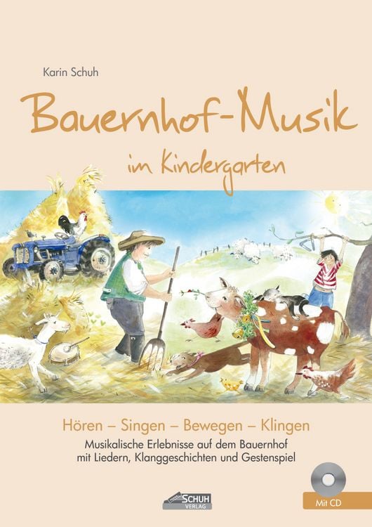 Produktbild: Bauernhof-Musik im Kindergarten (inkl. Lieder-CD)