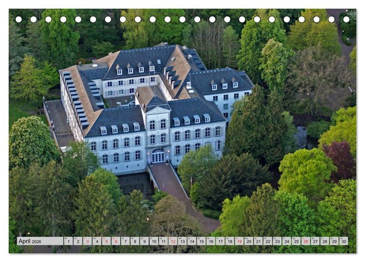 Produktbild: Aachen aus der Luft - Eine Fahrt mit dem Hei&szlig;luftballon (Tischkalender 2026 DIN A5 quer), CALVENDO Monatskalender