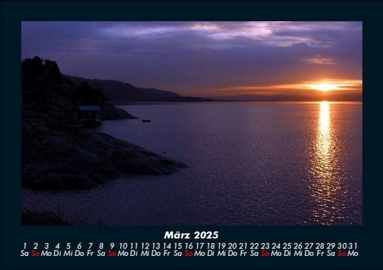 Produktbild: Sonnenunterg&auml;nge 2025 Fotokalender DIN A5