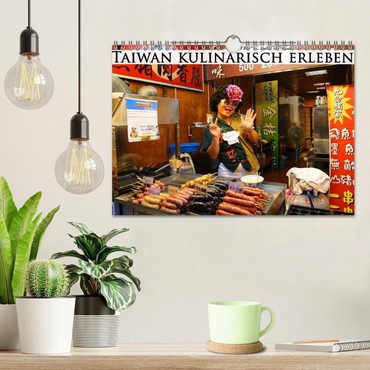 Produktbild: Taiwan kulinarisch erleben (Wandkalender 2026 DIN A4 quer), CALVENDO Monatskalender