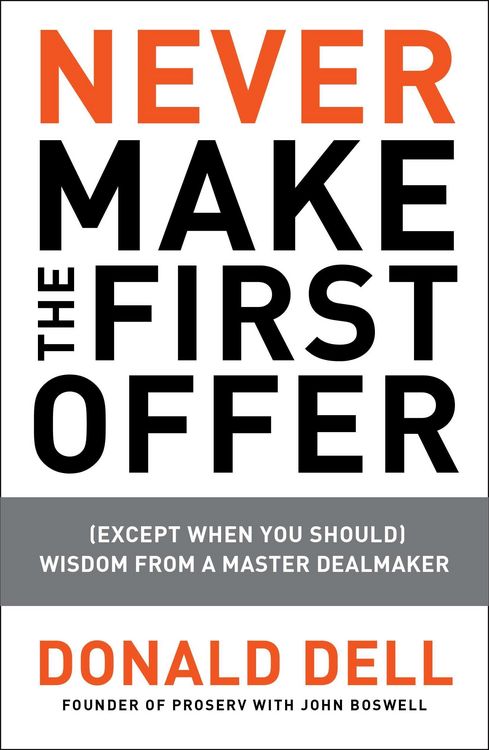 Produktbild: Never Make the First Offer