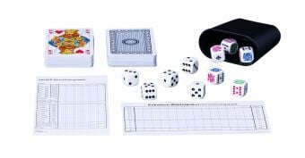 Produktbild: 175 x Spa&szlig; mit W&uuml;rfeln & Karten (Spielesammlung)