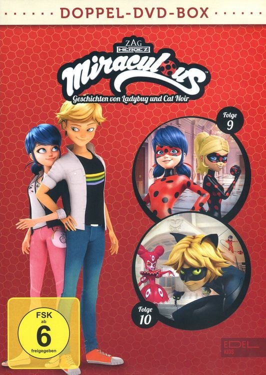 Produktbild: Miraculous 9+10 - Geschichten von Ladybug und Cat Noir - Die DVD zur TV-Serie [2 DVDs]
