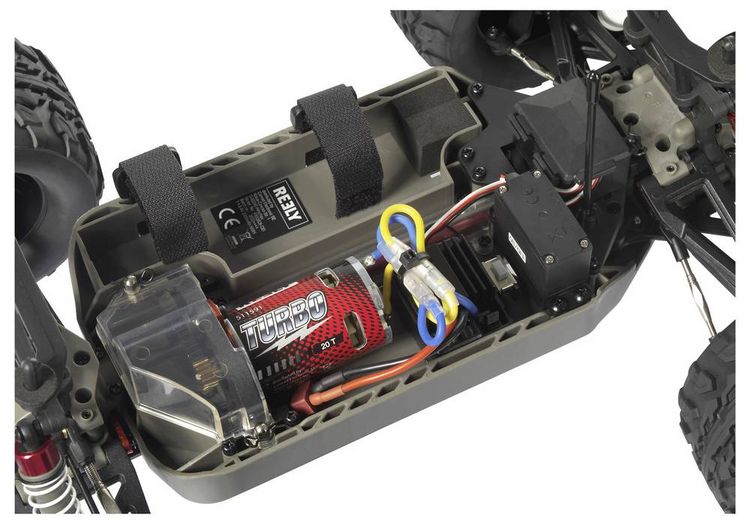 Produktbild: Reely NEW2 Super Combo V2 Brushed 1:10 RC Modellauto Elektro Monstertruck Allradantrieb (4WD) 100% RtR 2,4GHz inkl. Akku