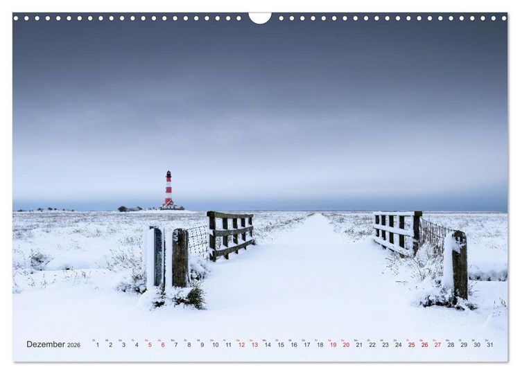 Produktbild: Nordseeurlaub in St. Peter-Ording (Wandkalender 2026 DIN A3 quer), CALVENDO Monatskalender