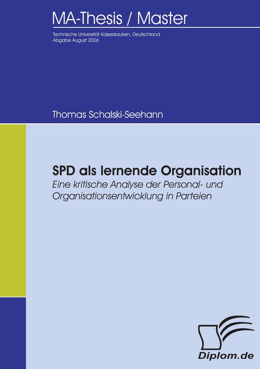 Produktbild: SPD als lernende Organisation