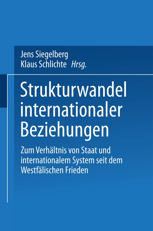 Produktbild: Strukturwandel internationaler Beziehungen
