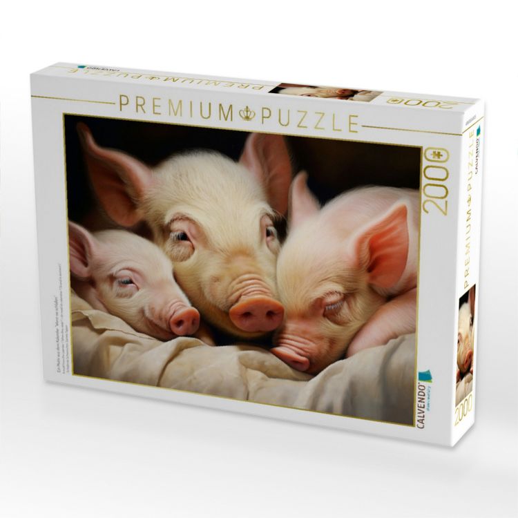 Produktbild: CALVENDO Puzzle Ein Motiv aus dem Kalender "Wenn sie schlafen" | 2000 Teile Lege-Gr&ouml;&szlig;e 90x67cm Foto-Puzzle f&uuml;r gl&uuml;ckliche Stunden