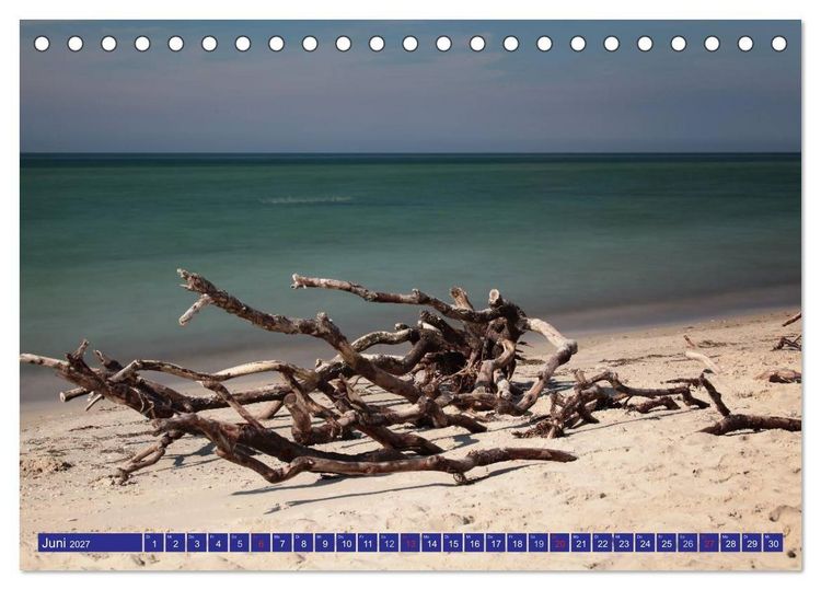 Produktbild: Weststrand Dar&szlig; (Tischkalender 2027 DIN A5 quer), CALVENDO Monatskalender