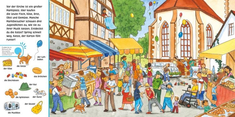 Produktbild: H&ouml;r mal (Soundbuch): Wimmelbuch: In der Stadt