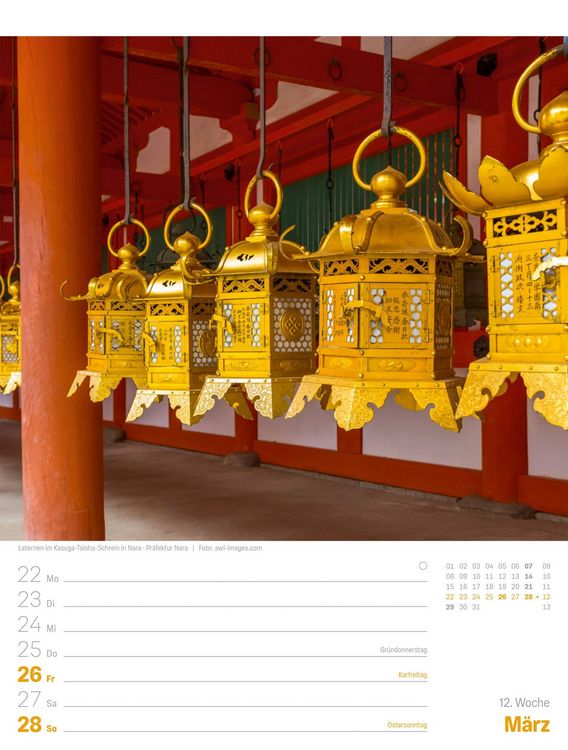 Produktbild: Japan Wochenplaner Kalender 2027 | Das Land der aufgehenden Sonne