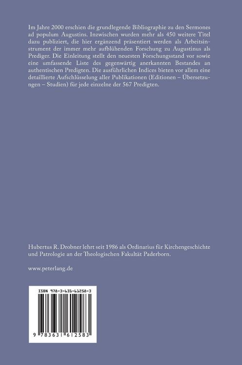 Produktbild: Augustinus von Hippo- &laquo;Sermones ad populum&raquo;