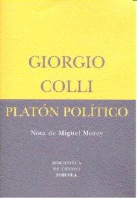 Produktbild: Plat&oacute;n pol&iacute;tico