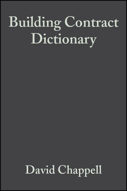 Produktbild: Building Contract Dictionary