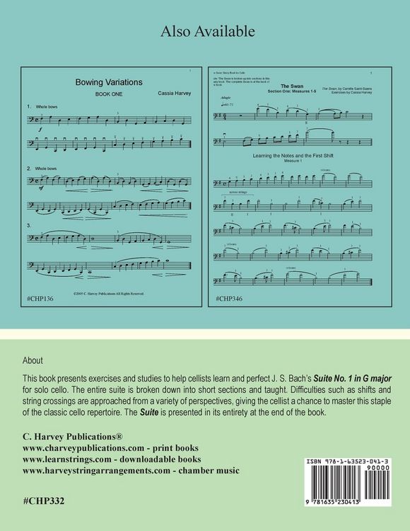 Produktbild: The Bach Cello Suite No. 1 Study Book for Cello