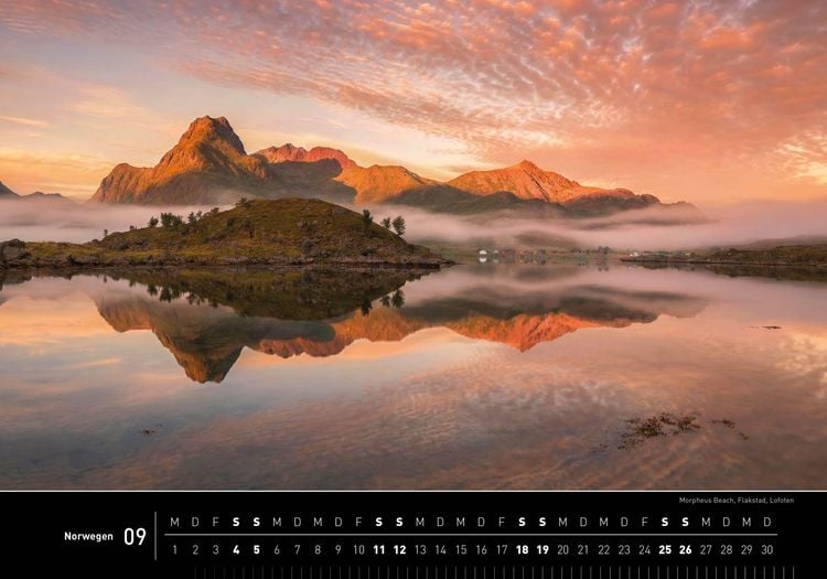 Produktbild: Norwegen Premiumkalender 2027