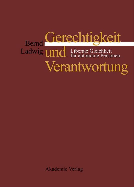 Produktbild: Gerechtigkeit und Verantwortung