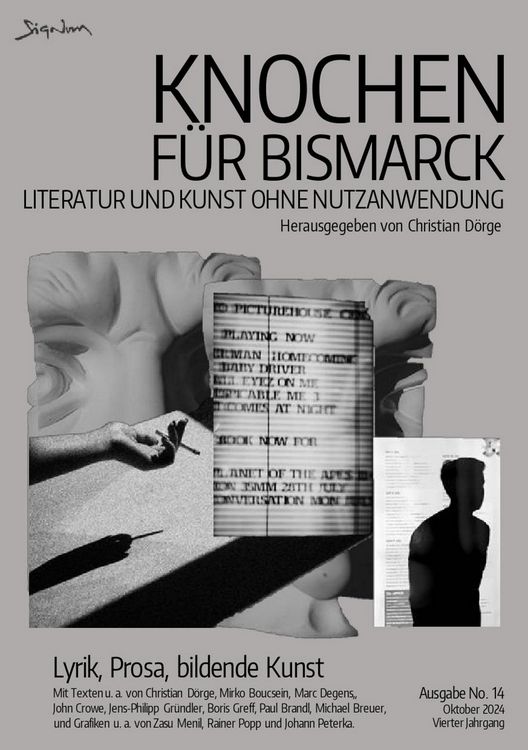 Produktbild: Knochen f&uuml;r Bismarck No. 14 - Literatur und Kunst Ohne Nutzanwendung