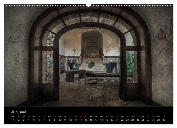 Produktbild: Geheimnisvolle Orte - Lost Places (Wandkalender 2026 DIN A2 quer), CALVENDO Monatskalender