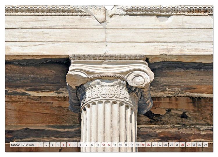 Produktbild: Gr&egrave;ce antique et Architecture (Calendrier mural 2026 DIN A3 vertical), CALVENDO calendrier mensuel