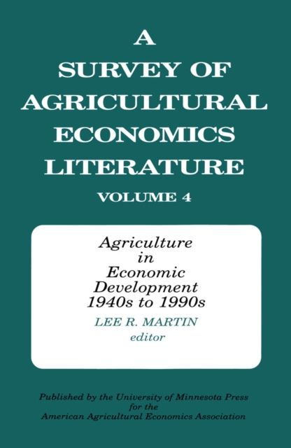 Produktbild: Survey of Agricultural Economics Literature V4