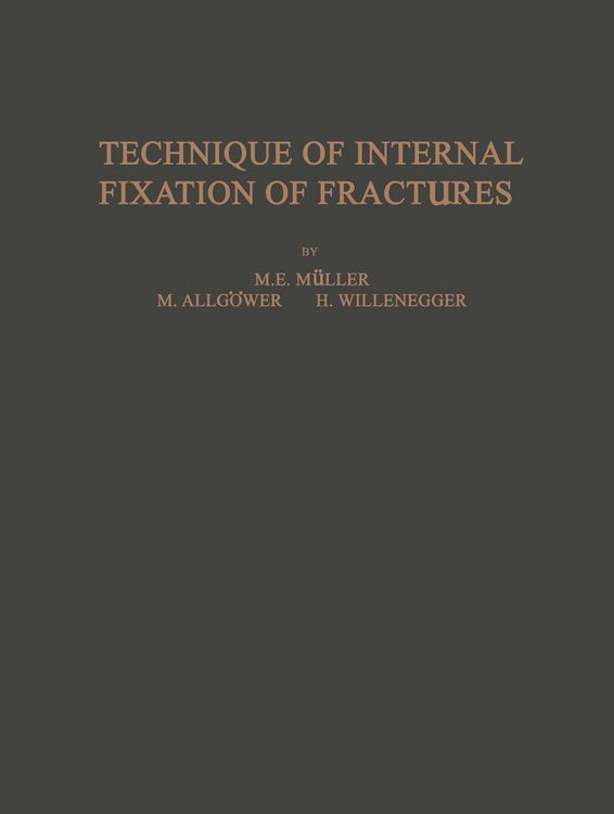 Produktbild: Technique of Internal Fixation of Fractures
