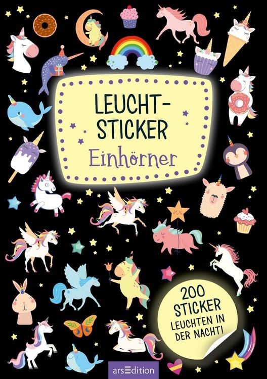 Produktbild: Leucht-Sticker &ndash; Einh&ouml;rner