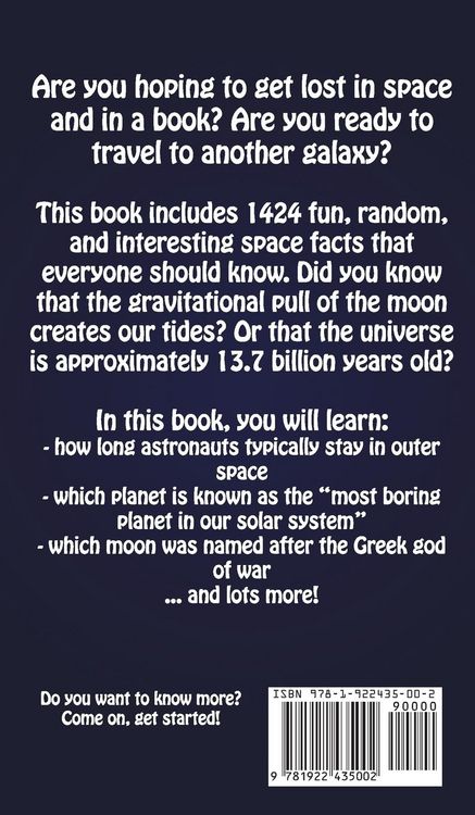 Produktbild: 1424 Fun, Random, & Interesting Space Facts That Everyone Needs to Know