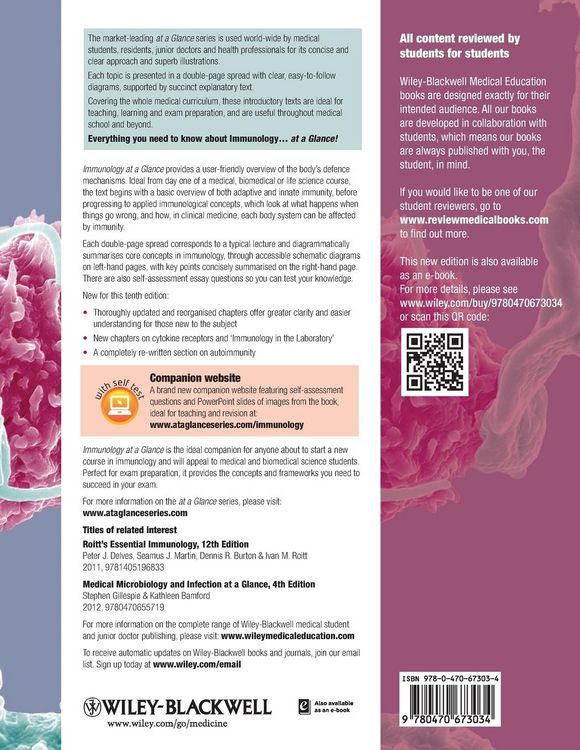 Produktbild: Immunology at a Glance