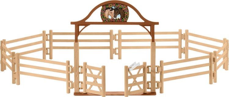 Produktbild: schleich&reg; 42434 42434Pferdekoppel mit Eingangstor