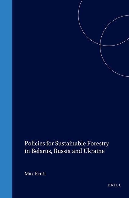 Produktbild: Policies for Sustainable Forestry in Belarus, Russia and Ukraine