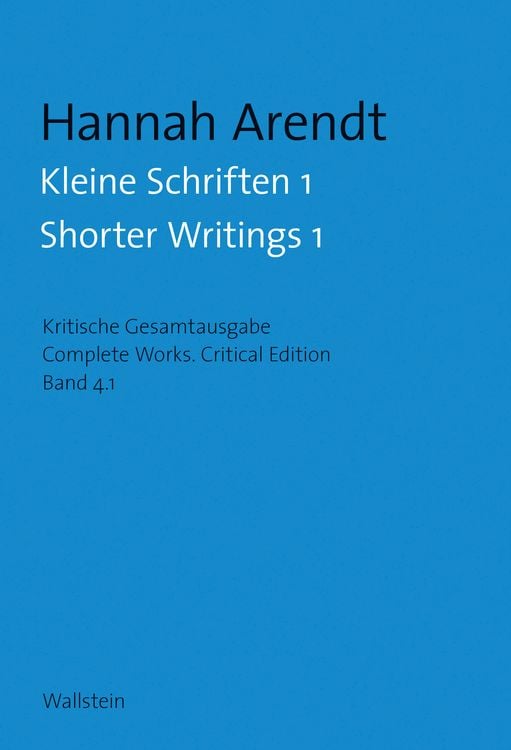 Produktbild: Kleine Schriften I / Shorter Writings I
