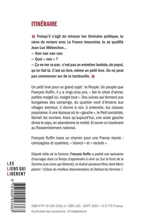 Produktbild: Itin&eacute;raire : ma France en entier, pas &agrave; moiti&eacute;