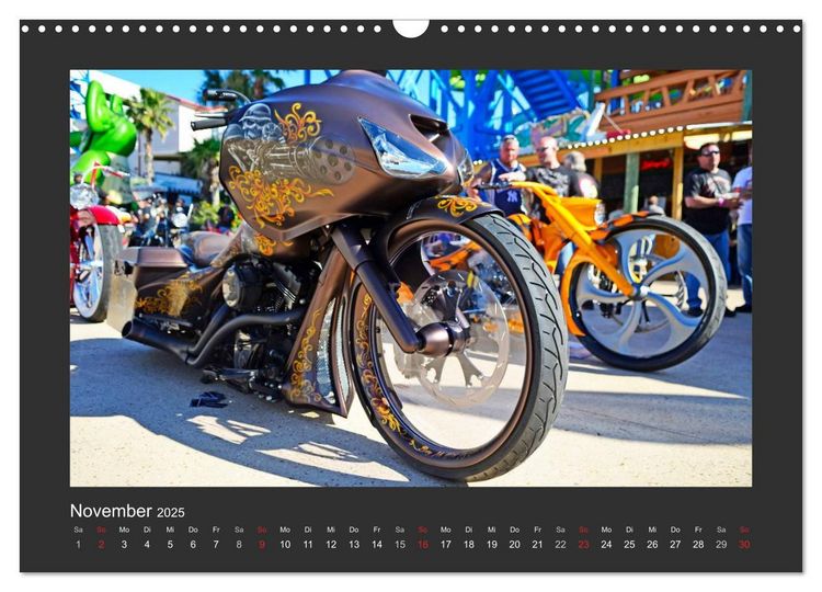 Produktbild: BEST OF HARLEY-DAVIDSON BAGGER-STYLE (Wandkalender 2025 DIN A3 quer), CALVENDO Monatskalender