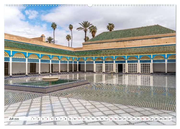 Produktbild: Marokko - Marrakesch (hochwertiger Premium Wandkalender 2026 DIN A2 quer), Kunstdruck in Hochglanz