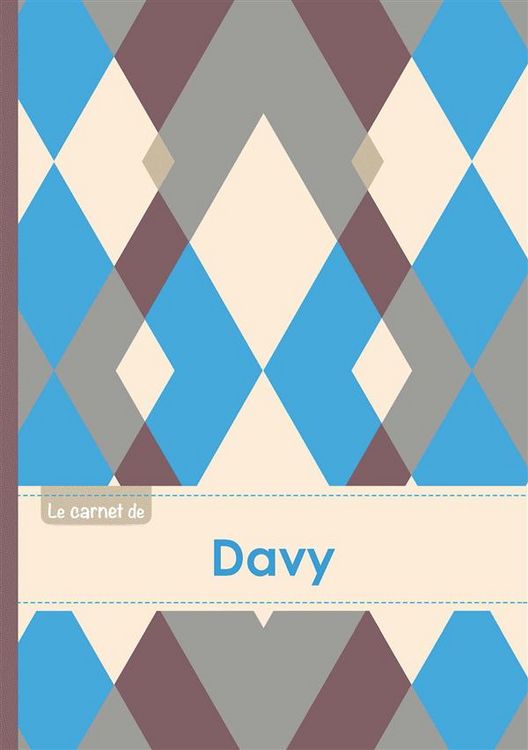 Produktbild: Le carnet de davy lignes, 96p, a5