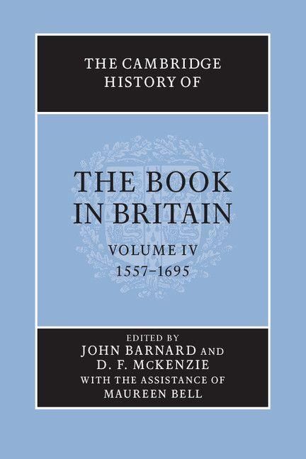 Produktbild: The Cambridge History of the Book in Britain