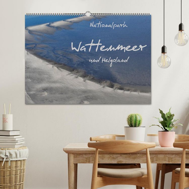 Produktbild: Naturpark Wattenmeer und Helgoland (Wandkalender 2026 DIN A2 quer), CALVENDO Monatskalender