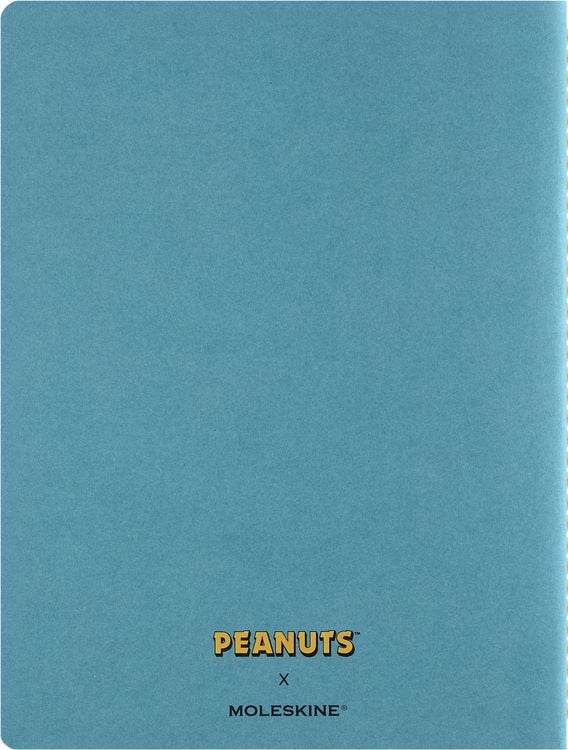 Produktbild: Moleskine Peanuts Linus Cahier limitierte Ausgabe, XL, liniert, Kartoneinband, Hellblau