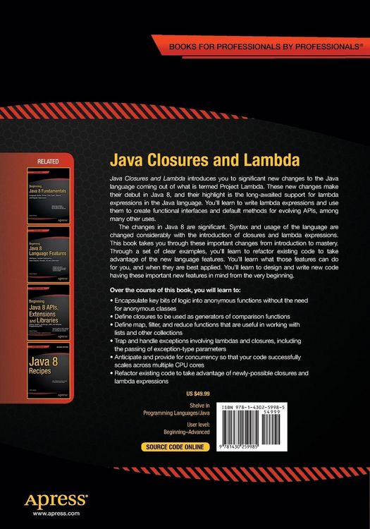 Produktbild: Java Closures and Lambda